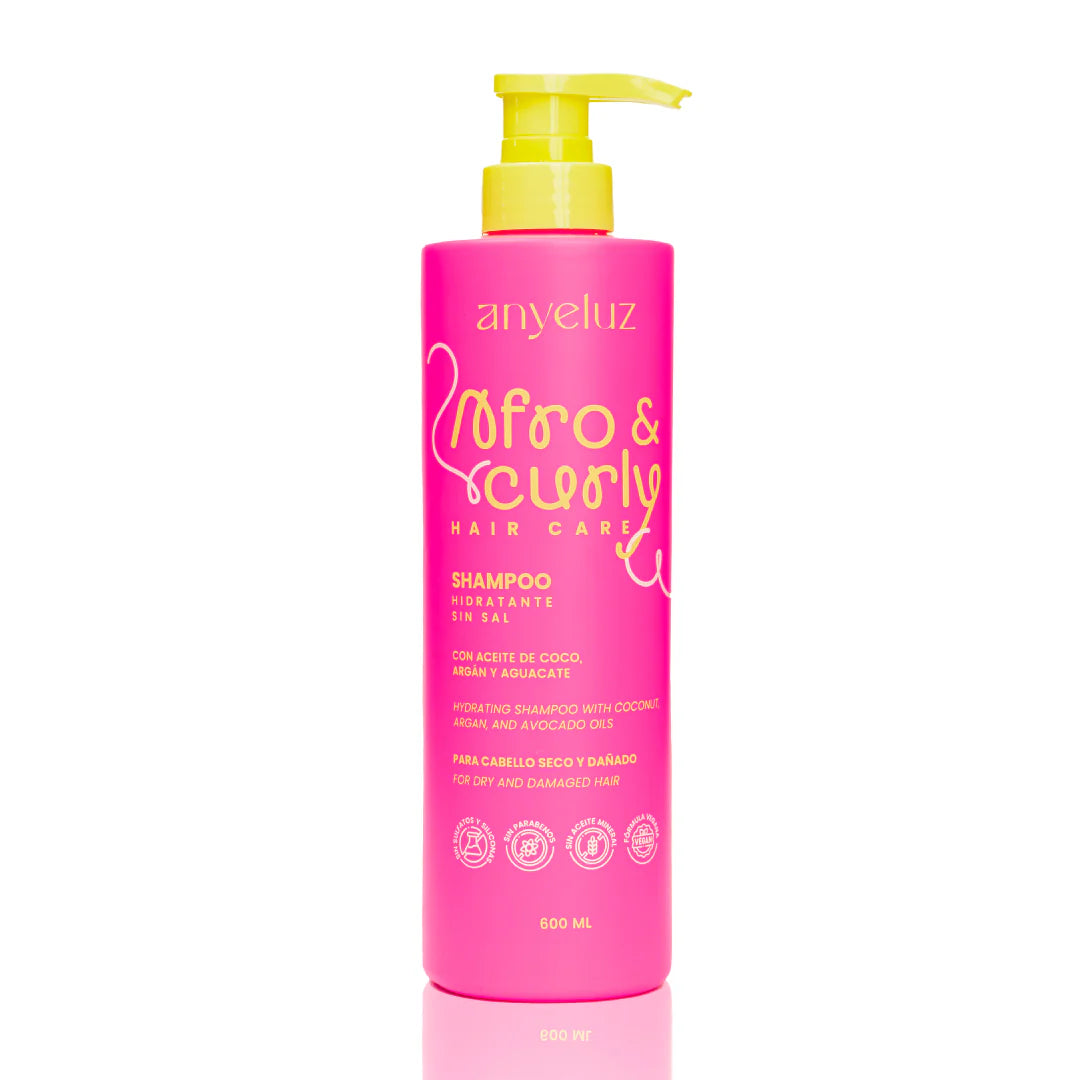 SHAMPOO HIDRATANTE AFRO Y CURLY ANYELUZ