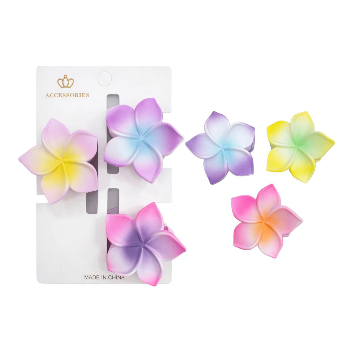 HAIR CLIPS FLOR X3 MINIS REF 28