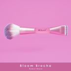 Bloom Brocha Doble Rubor+Base Bloomshell
