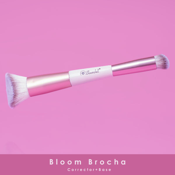 BROCHA DOBLE BASE + CORRECTOR BLOOMSHELL