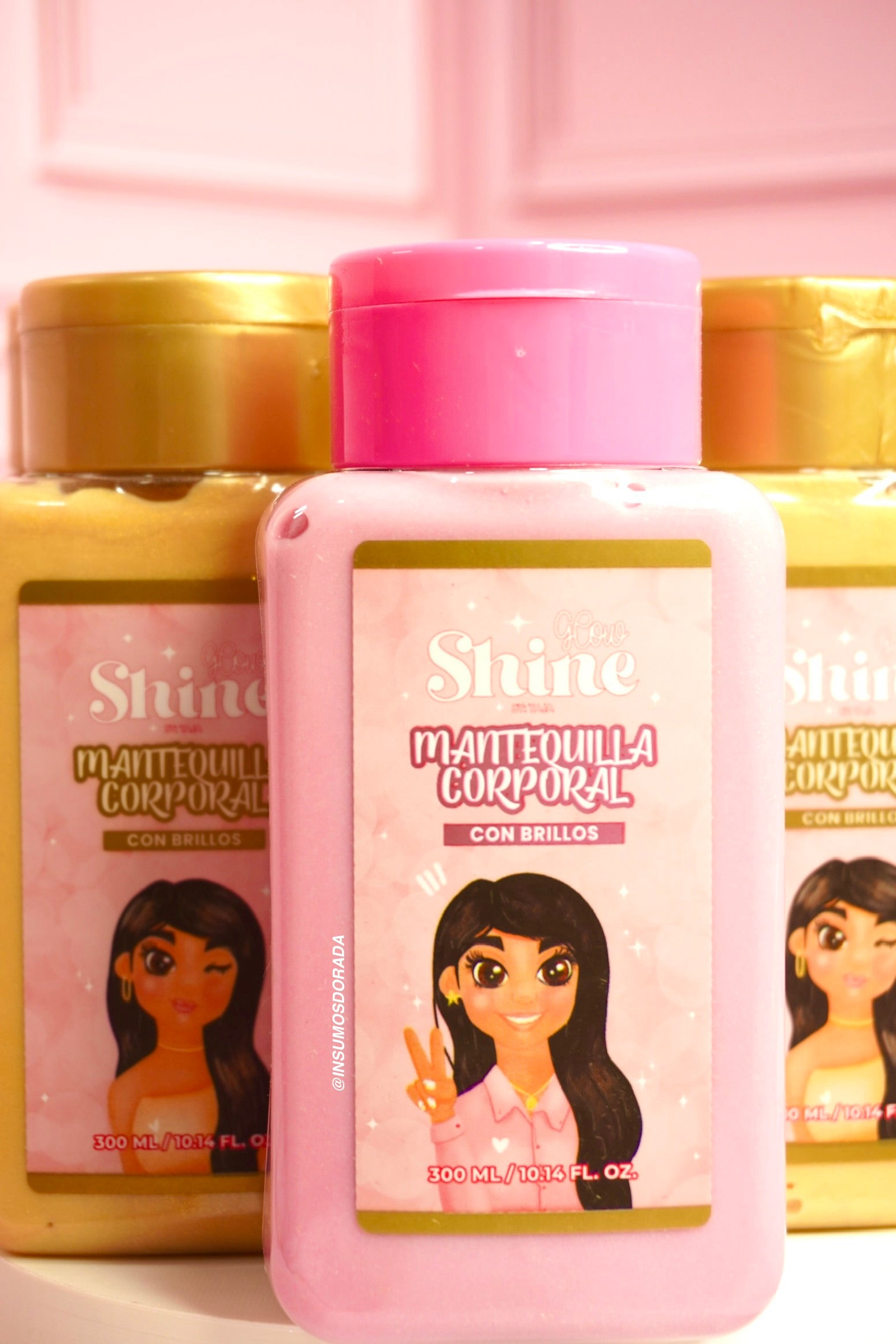 MANTEQUILLA CORPORAL GLOW SHINE ROSADA
