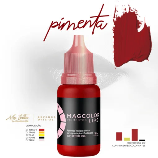 MAG COLOR PIGMENTO DE LABIOS TONO PIMIENTA