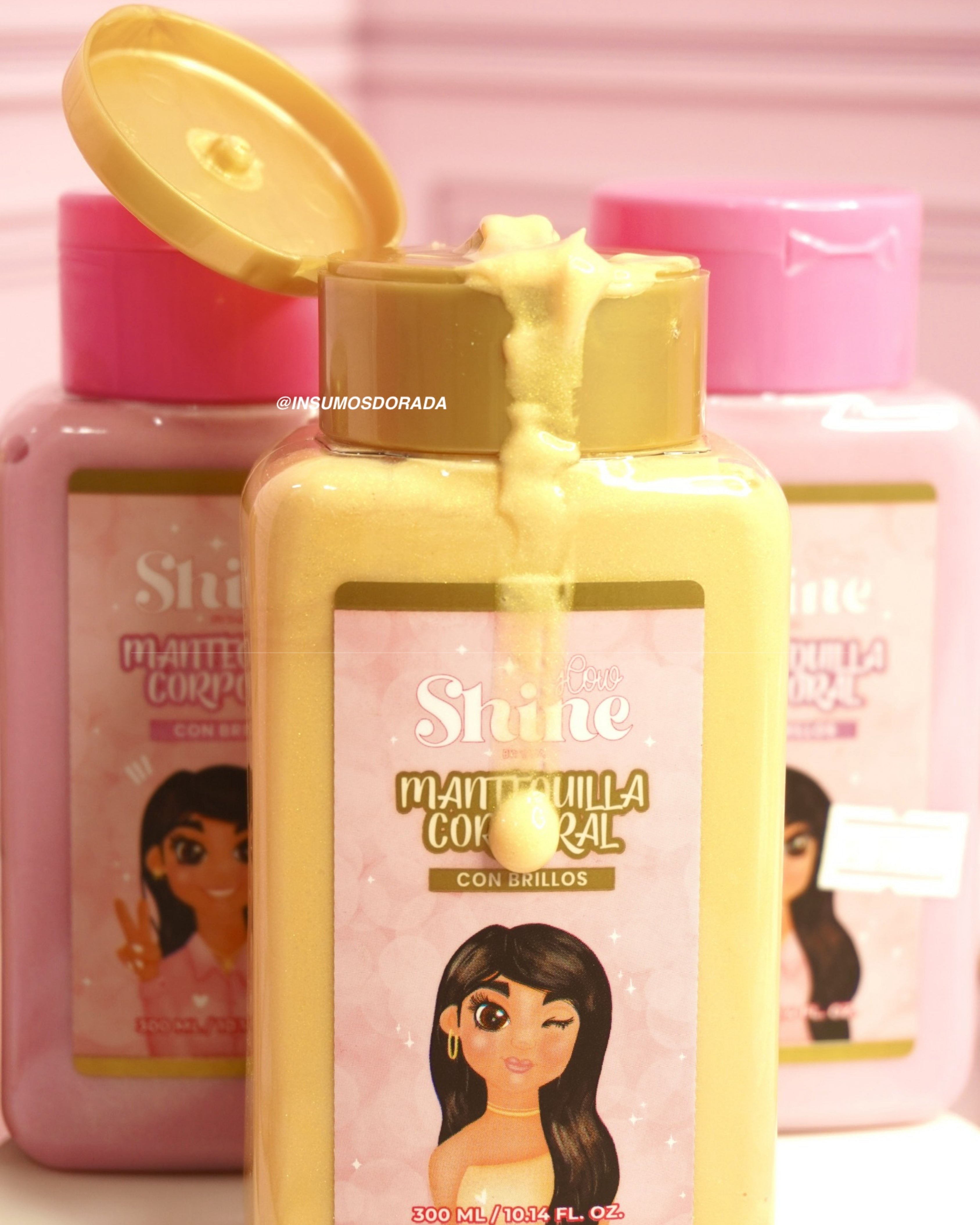 MANTEQUILLA CORPORAL GLOW SHINE DORADA