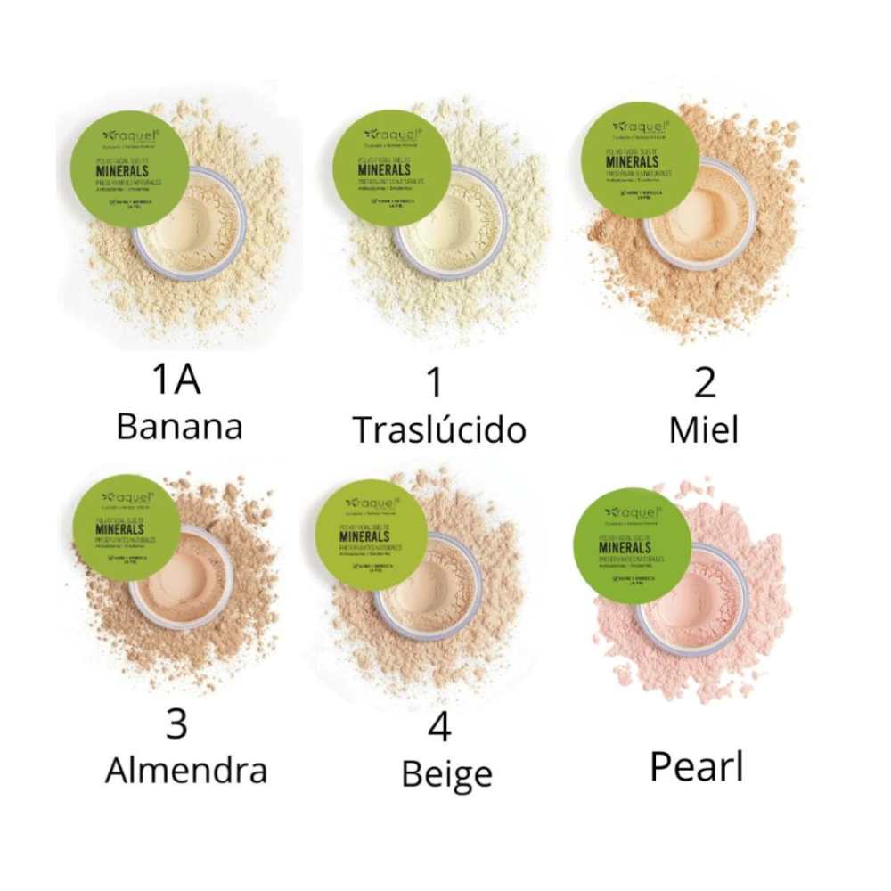Polvo suelto Raquel Minerals