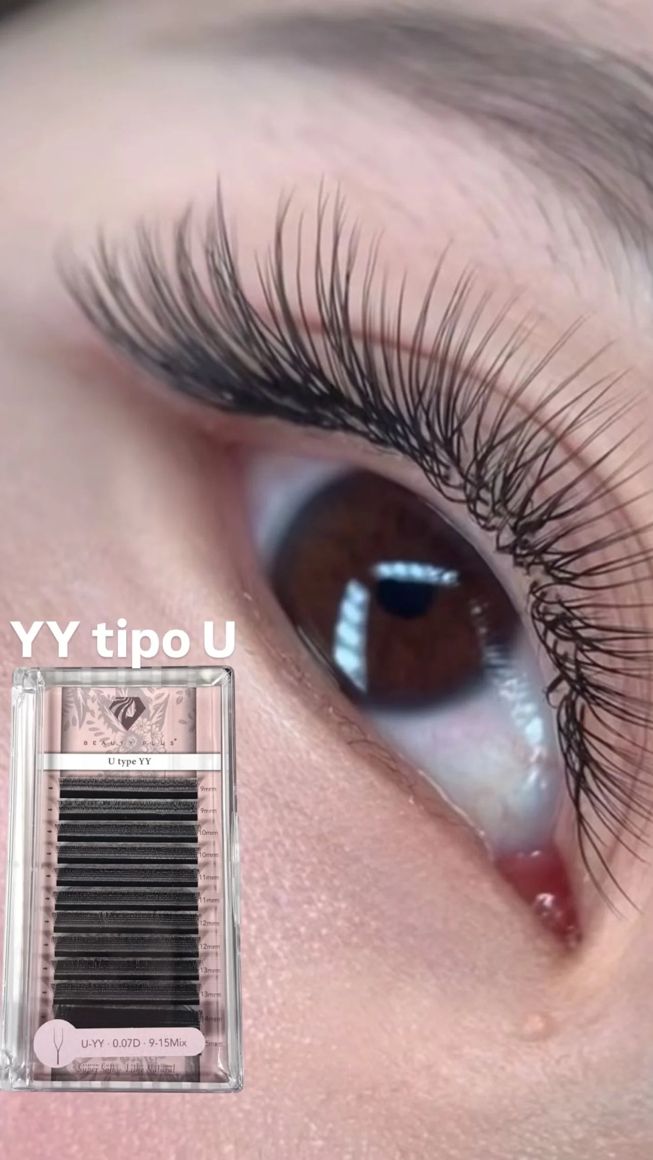 PESTAÑAS U-YY EFECTO AURA FIBRA TECNOLOGICA.
