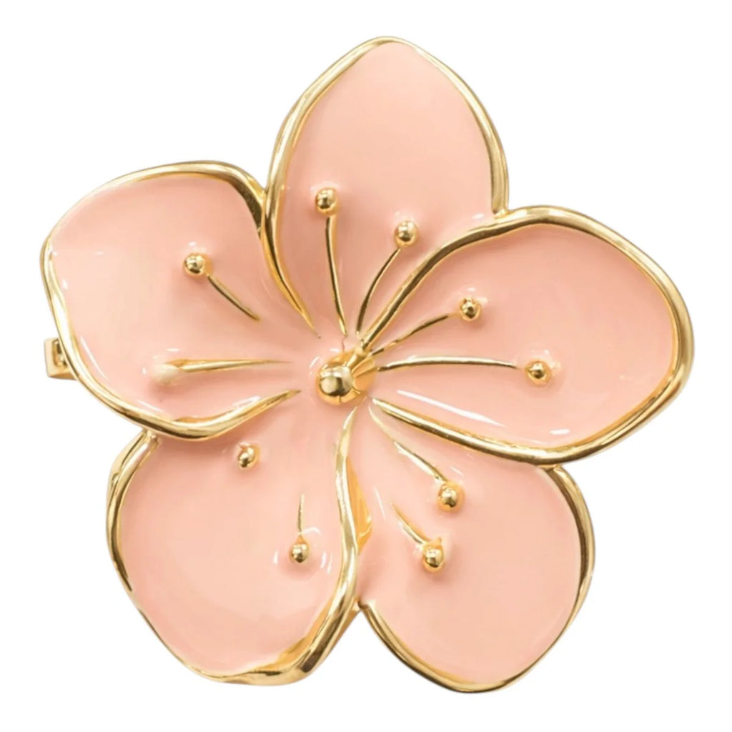 HAIR CLIPS FLOR MEDIANA METALICA REF 10