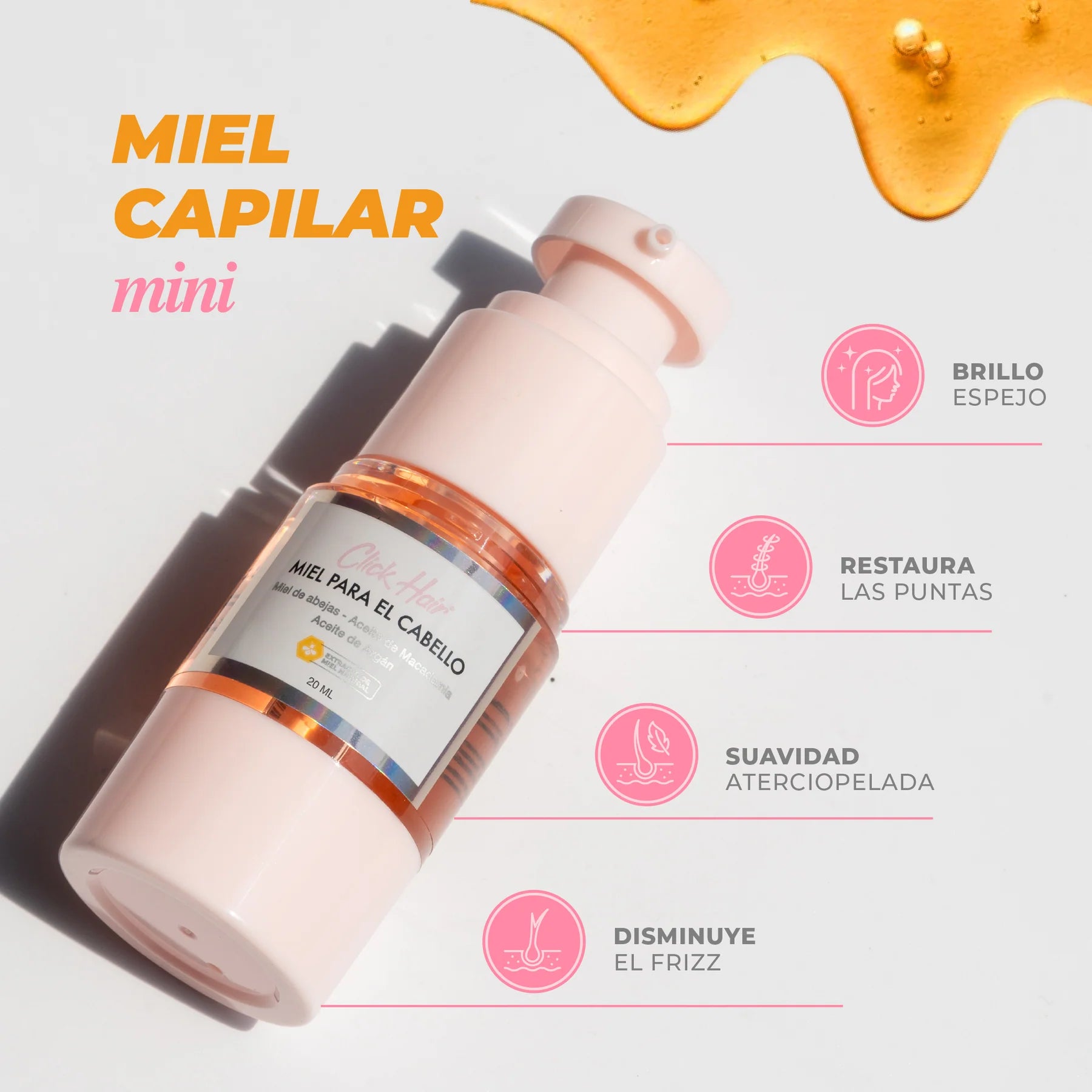 MIEL CAPILAR CON ARGAN MINI
