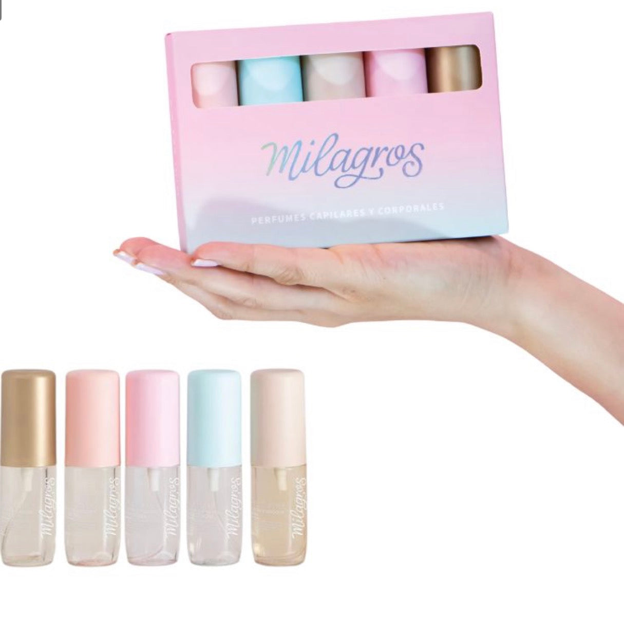 SET X 5 PERFUMES MINI MILAGROS
