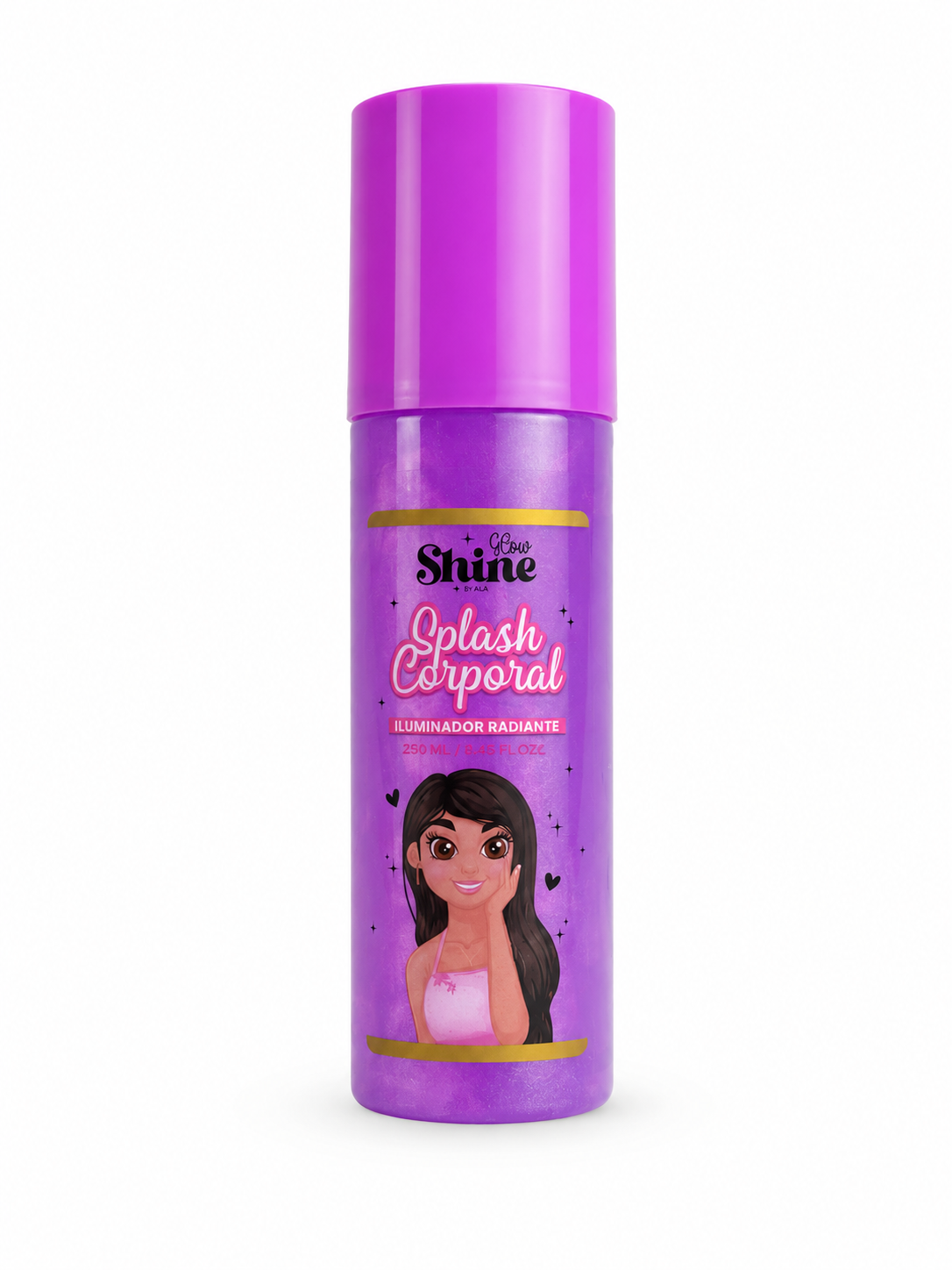 SPLASH CORPORAL GLOW SHINE MORADO