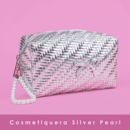 COSMETIQUERA SILVER PEARL BLOOMSHELL