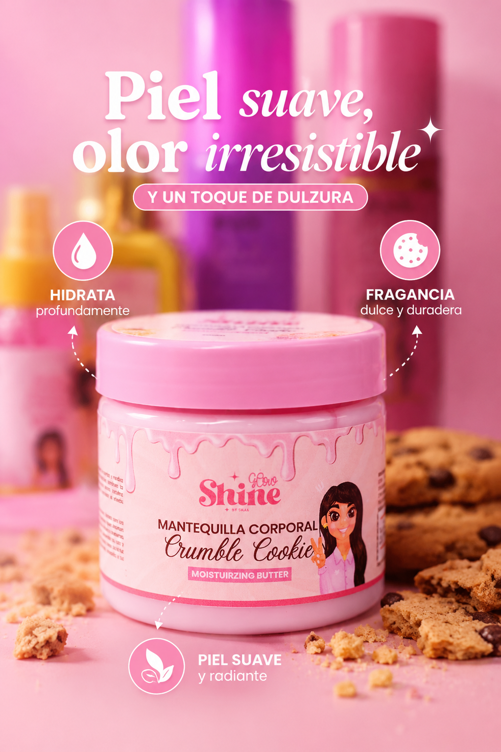 MANTEQUILLA CUMBIE COOKIE GLOW SHINE BY YAJA