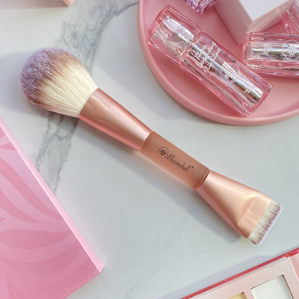 Bloom Brocha Doble Rubor+Base Bloomshell