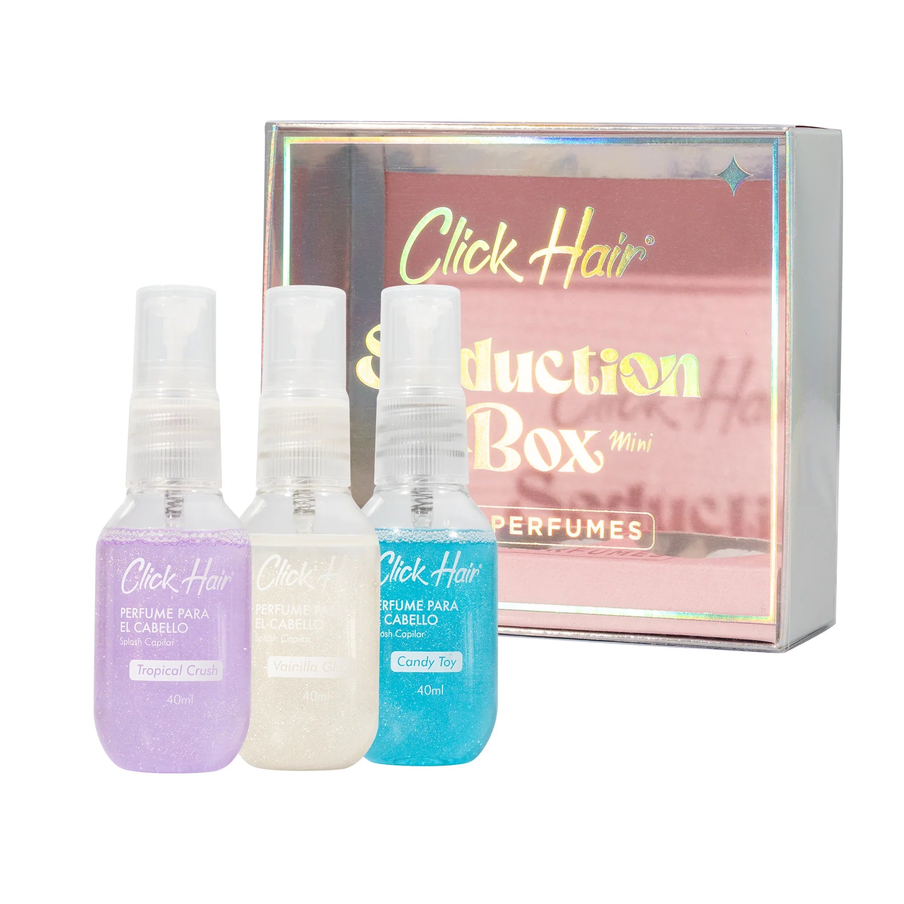 KIT PERFUMES X3 CLICK HAIR