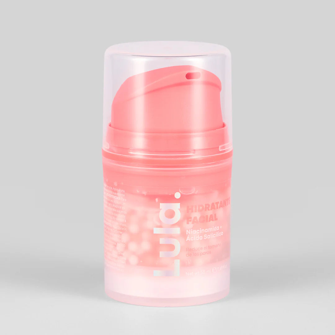 Hidratante Facial con perlas Lula