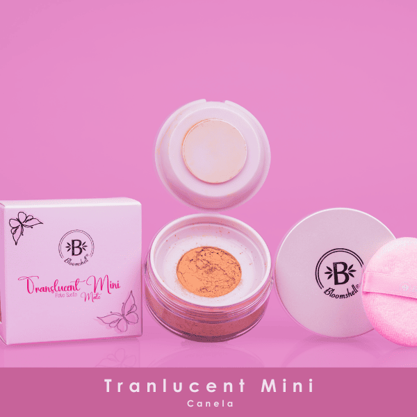 POLVO TRASLUCIDO MINI MALLA BLOOMSHELL