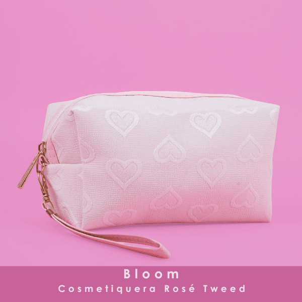 COSMETIQUERA ROSE TWEED BLOOMSHELL