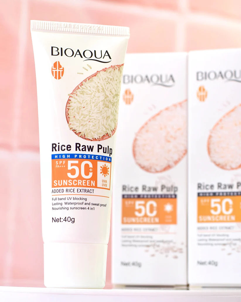 Protector solar de arroz Bioaqua