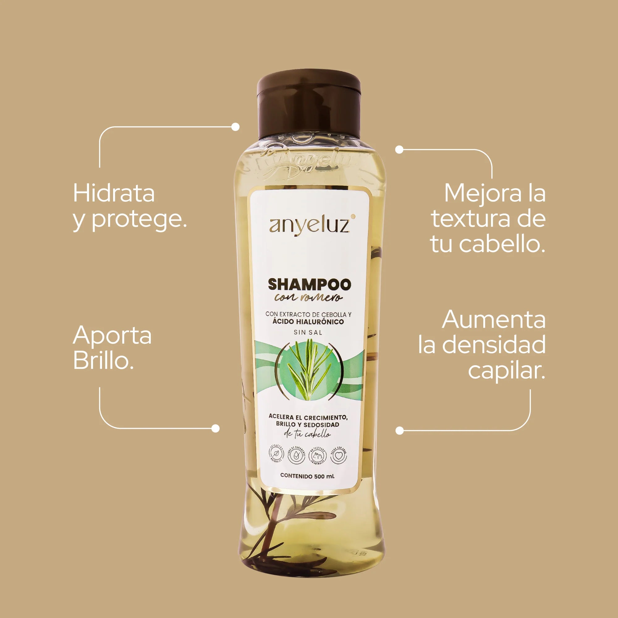 SHAMPOO DE ROMERO ANYELUZ