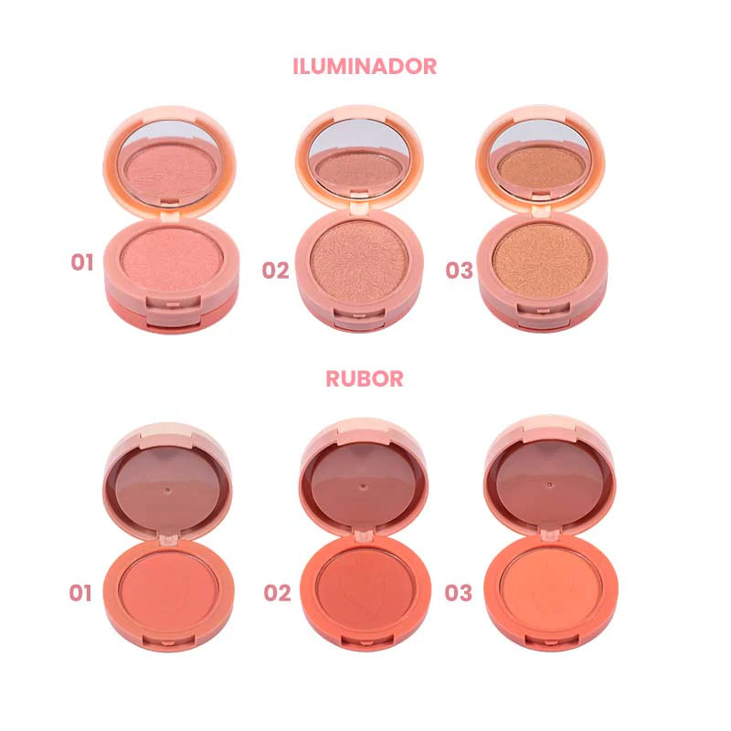 TORRE DE ILUMINADOR Y RUBOR MISS COSMETICS