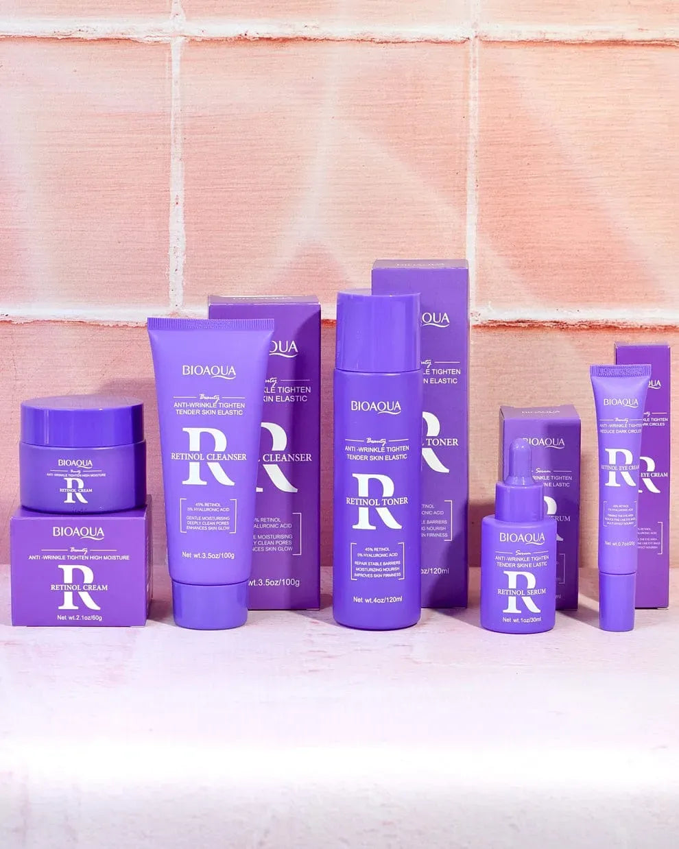 Kit Retinol Bioaqua X5 productos