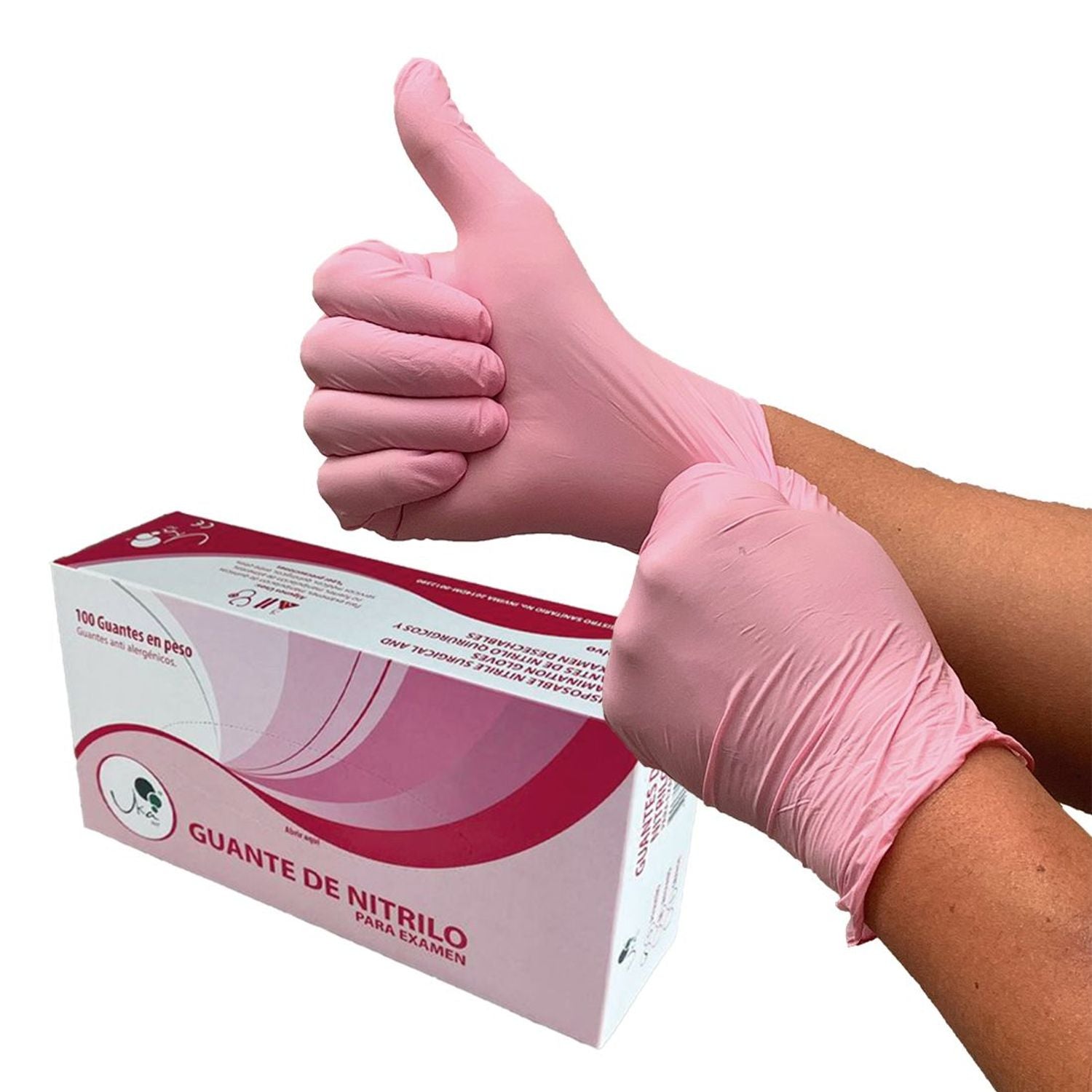 Caja de guantes de nitrilo x100 pares